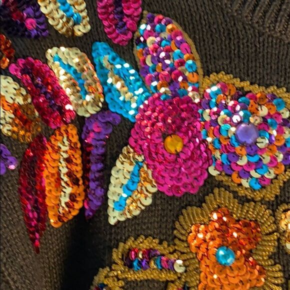 Vintage Western Connection Sweater Sequins - Picture 4 of 7